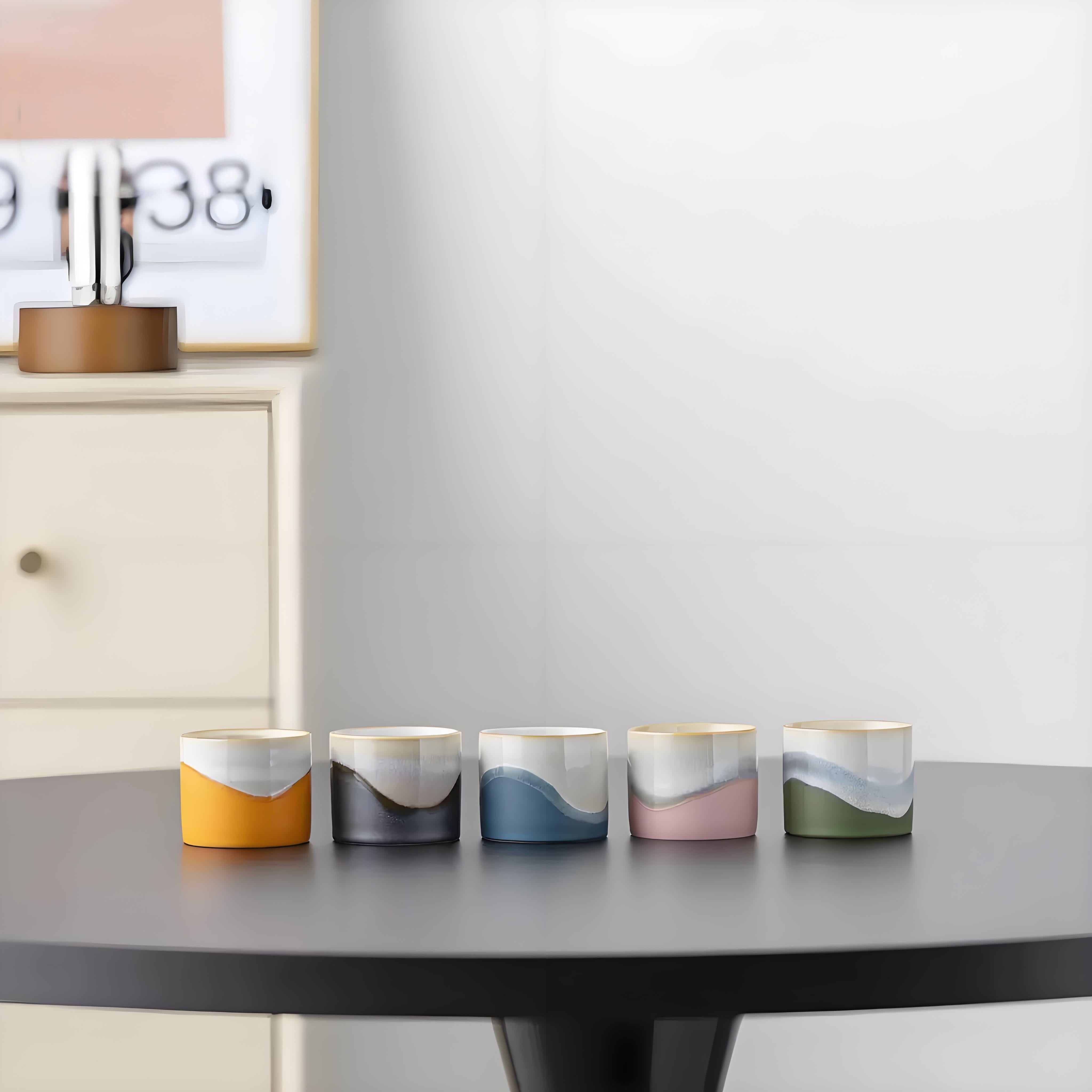 Vela aromática de porcelana